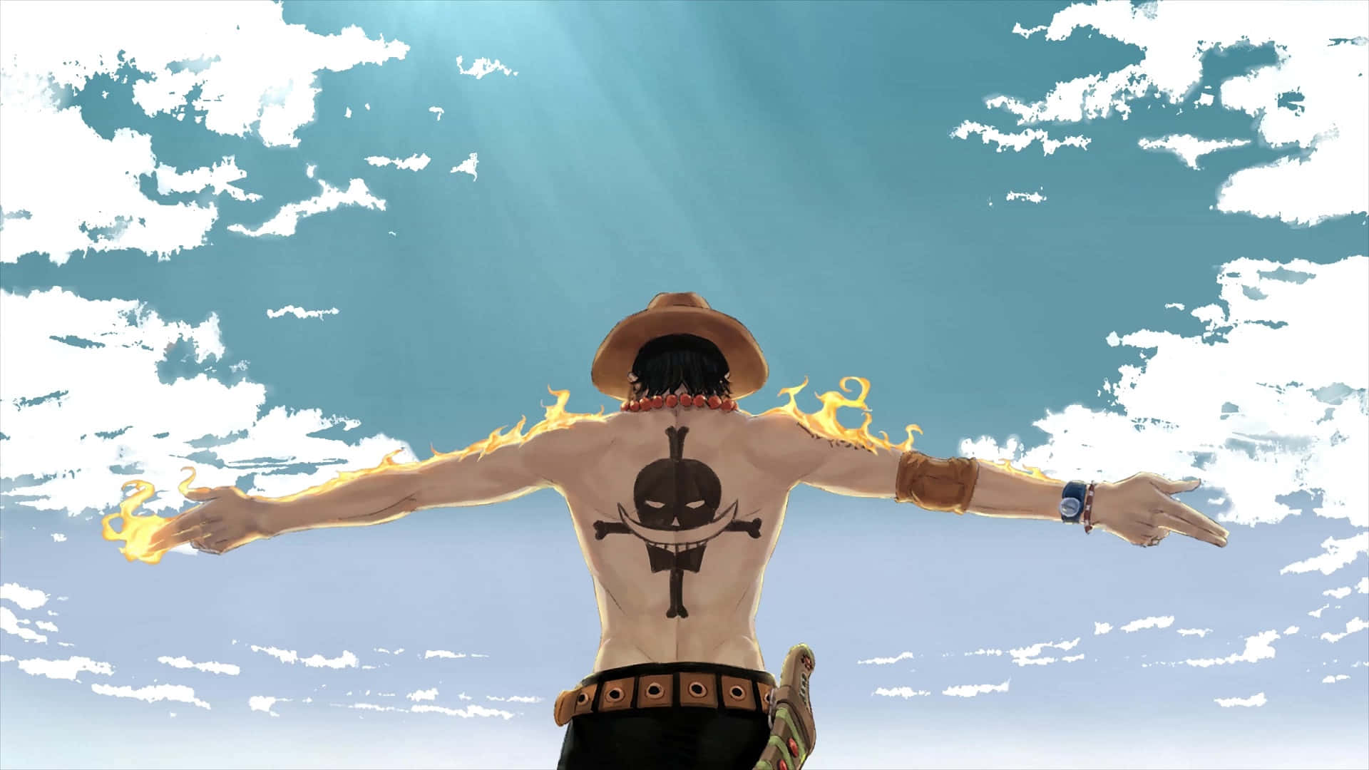 Portgas D. Ace, The Strongest Member Of Whitebeard's Pirate Crew Wallpaper