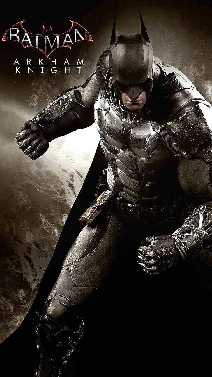 Poster Of Batman Arkham Knight Iphone Wallpaper