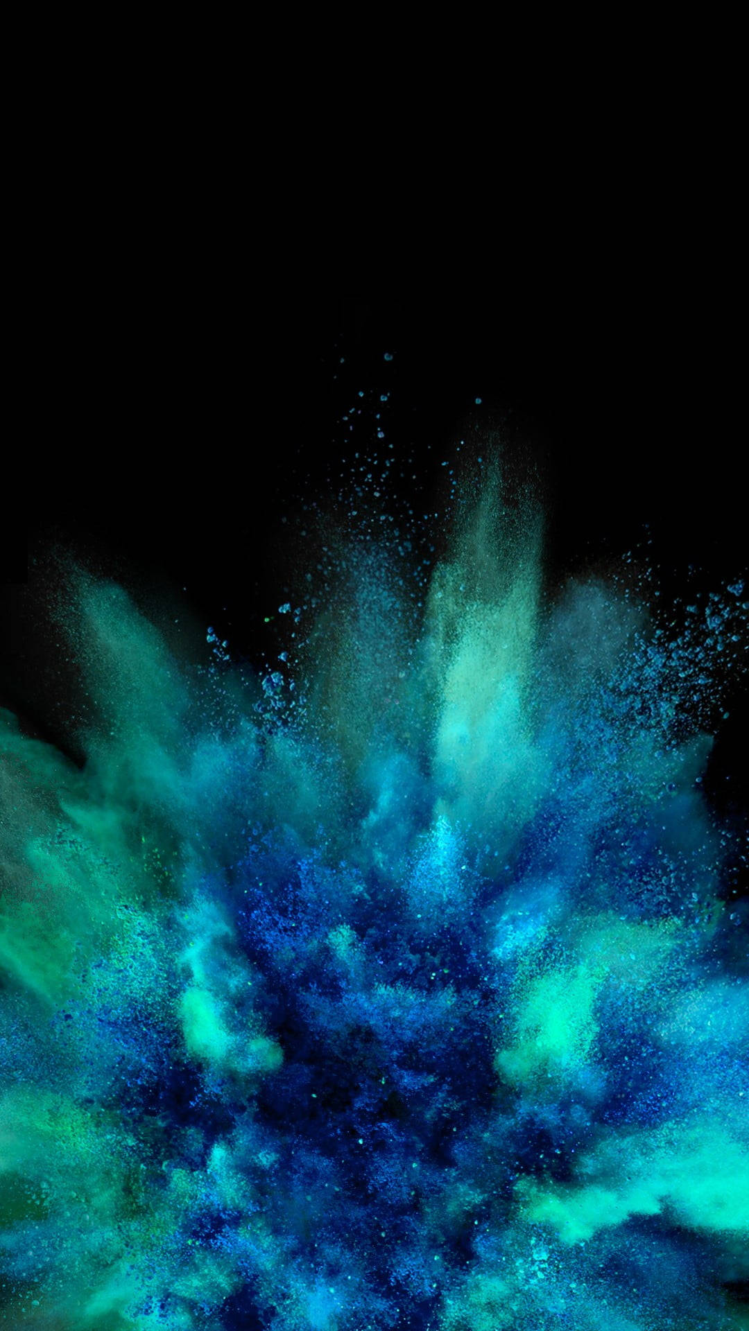 Powder Splash Dark Teal Iphone Wallpaper