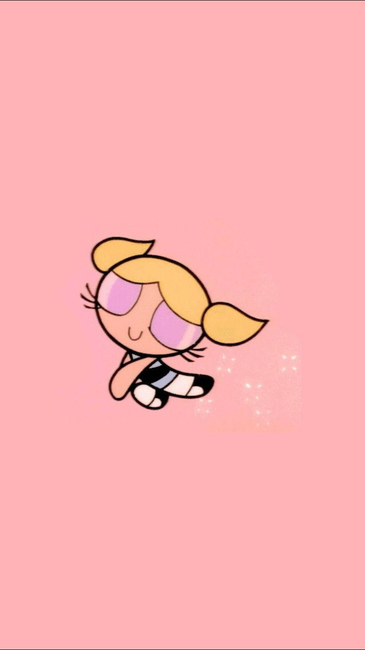 Power Puff Girls Bubbles Cartoon Phone Wallpaper