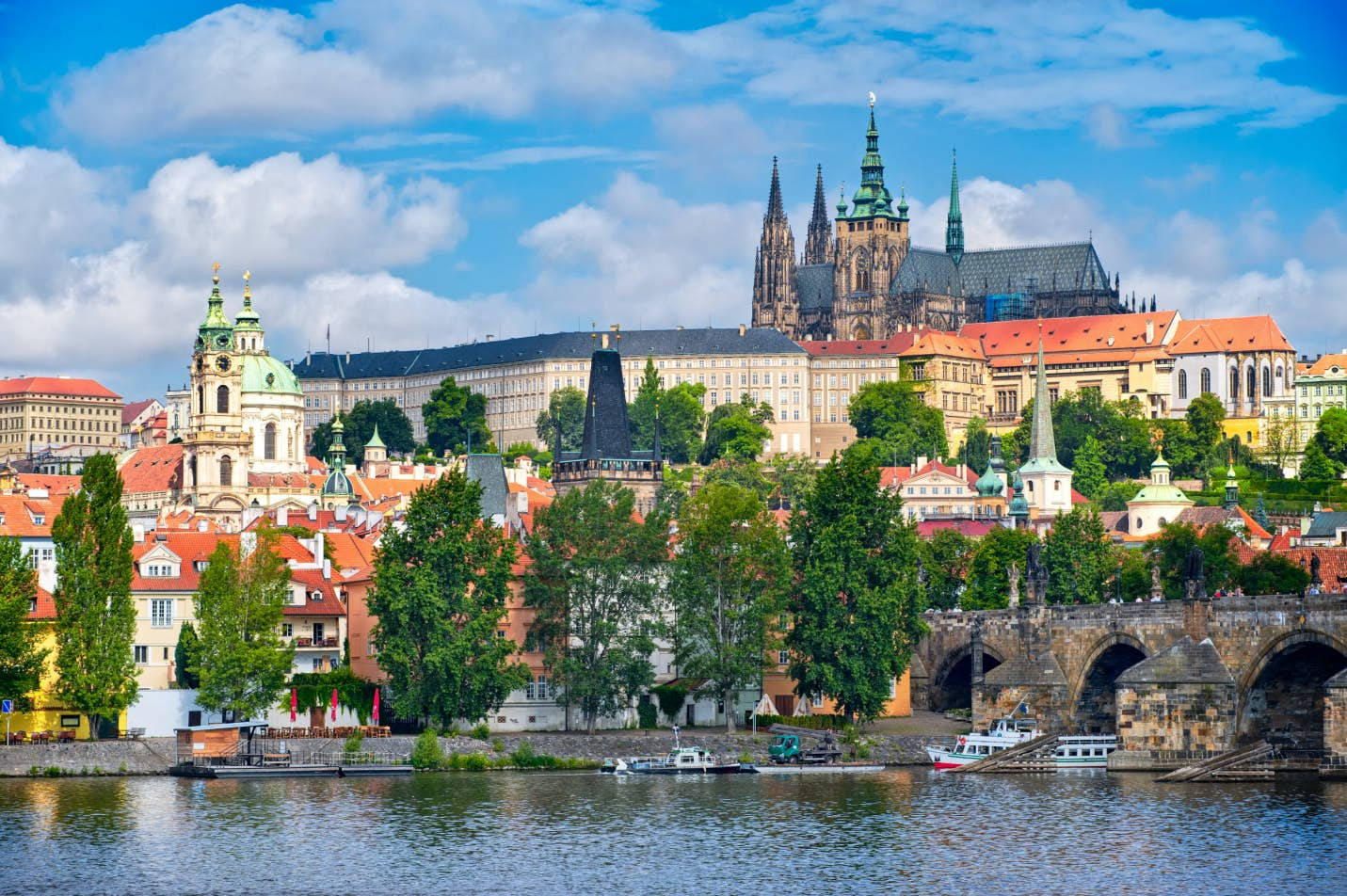 Prague Skyline Wallpaper