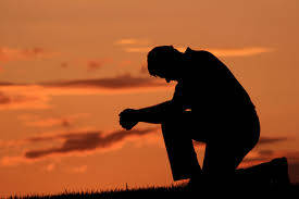 Prayer Sunset Kneeling Wallpaper