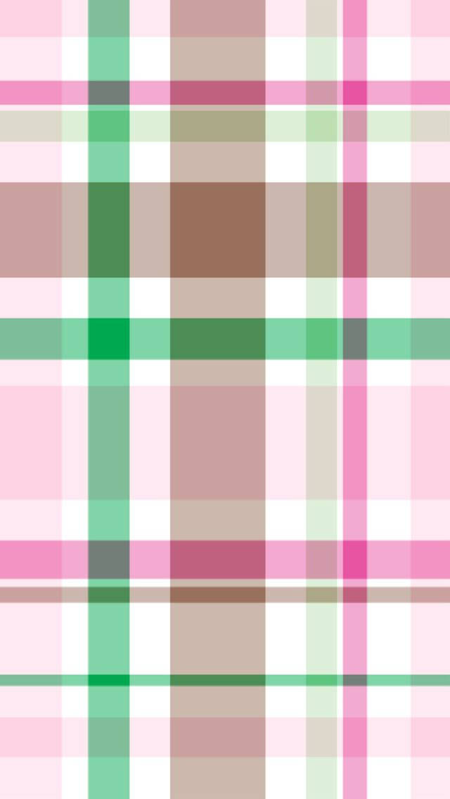 Preppy Plaid Pattern Wallpaper