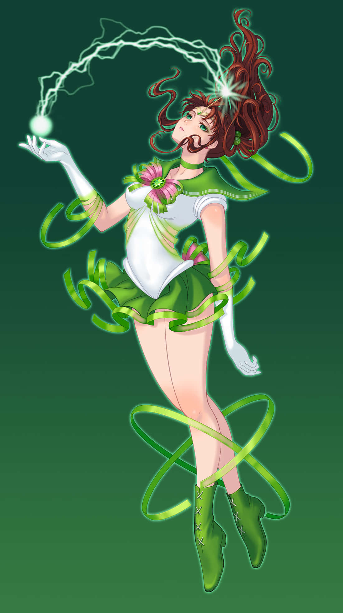 Pretty Guardian, Sailor Jupiter - Beauty In The Moon Wallpaper