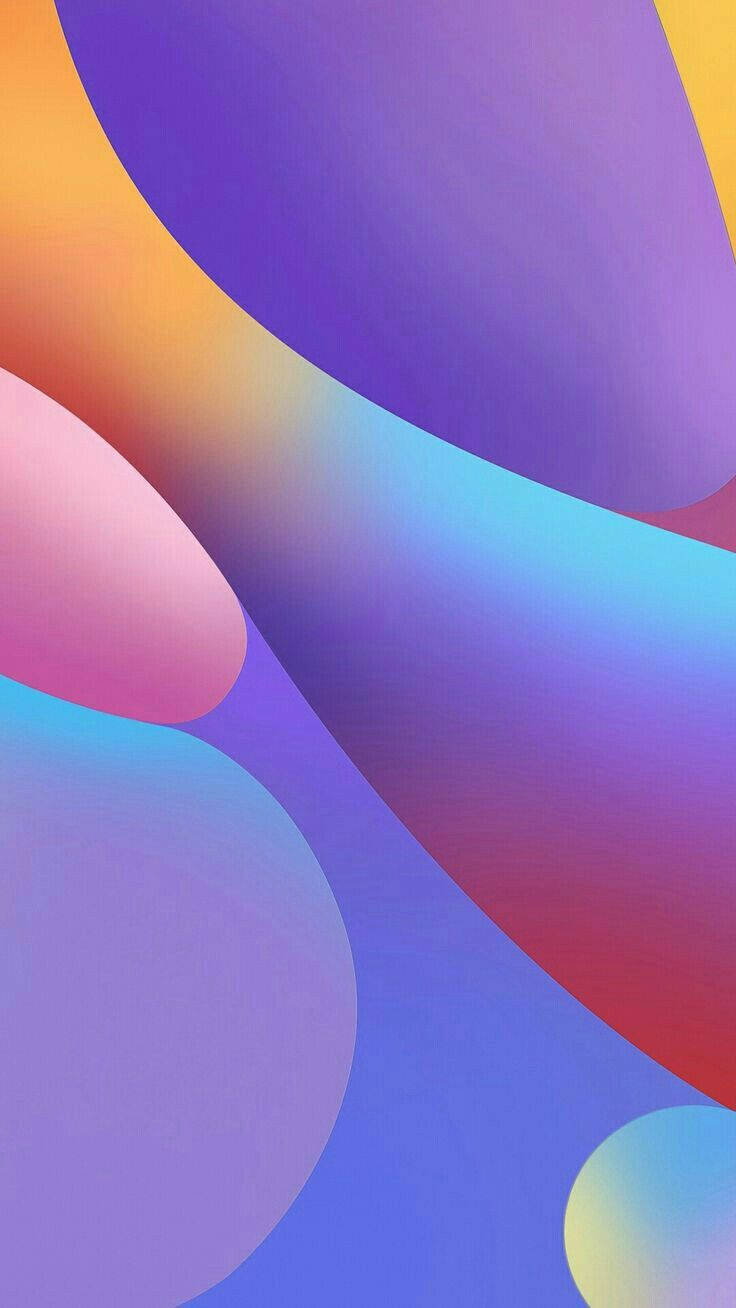 Pretty Phone Purple Abstract Colours Wallpaper