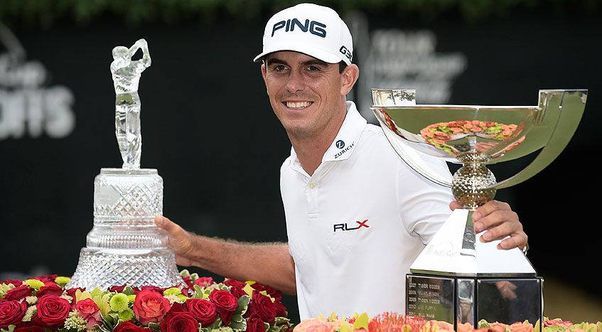 Professional Golfer Billy Horschel Swings To Success. Wallpaper