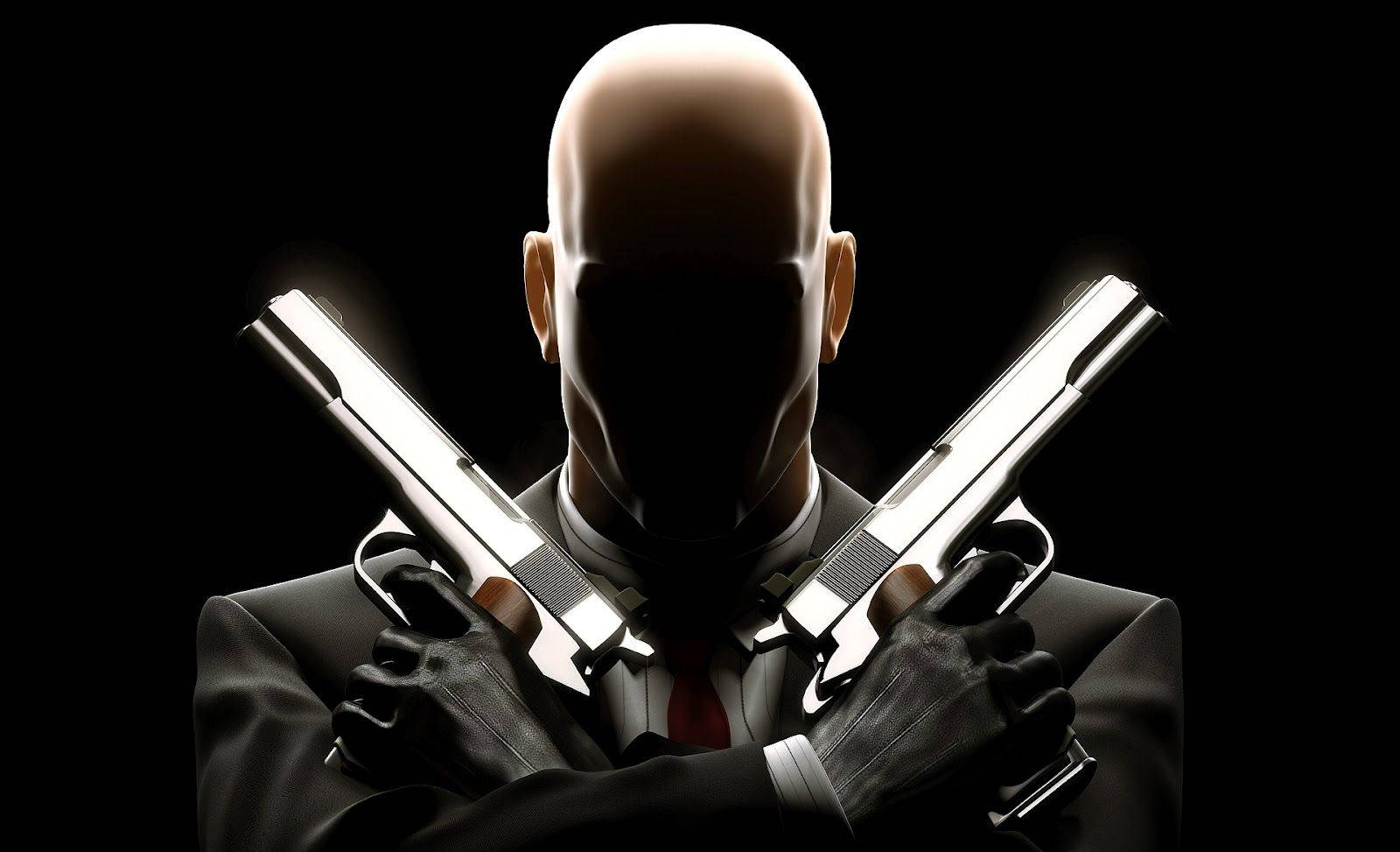 Profile Picture Hitman Double Guns Wallpaper