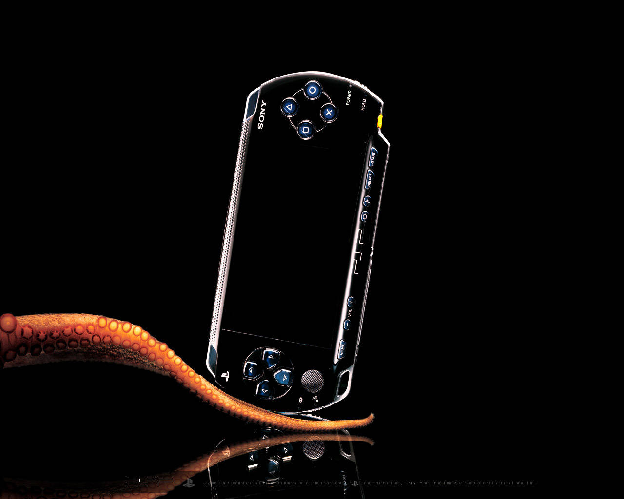 Psp Black Aesthetic Tentacle Wallpaper