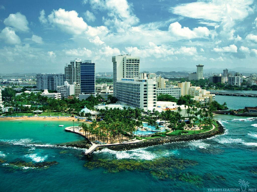 Puerto Rico Urban View Wallpaper
