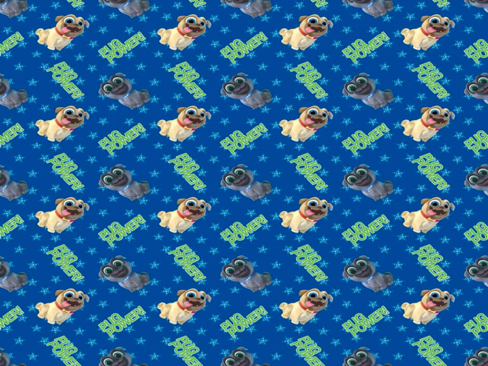 Puppy Dog Pals Patterned Wallpaper