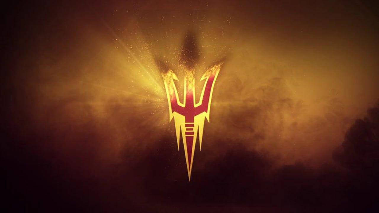 Purple Arizona State University Sun Devil's Fork Wallpaper