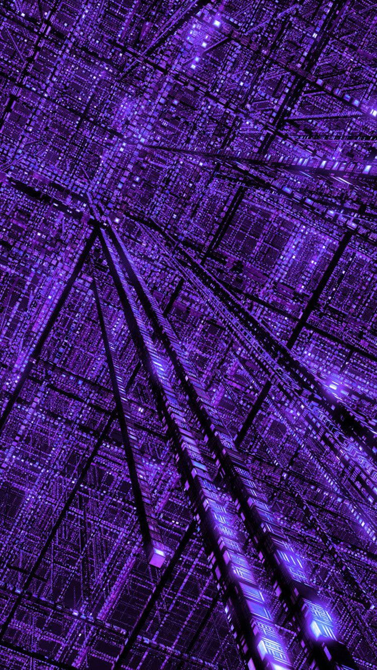 Purple Glass Infrastructure Wallpaper