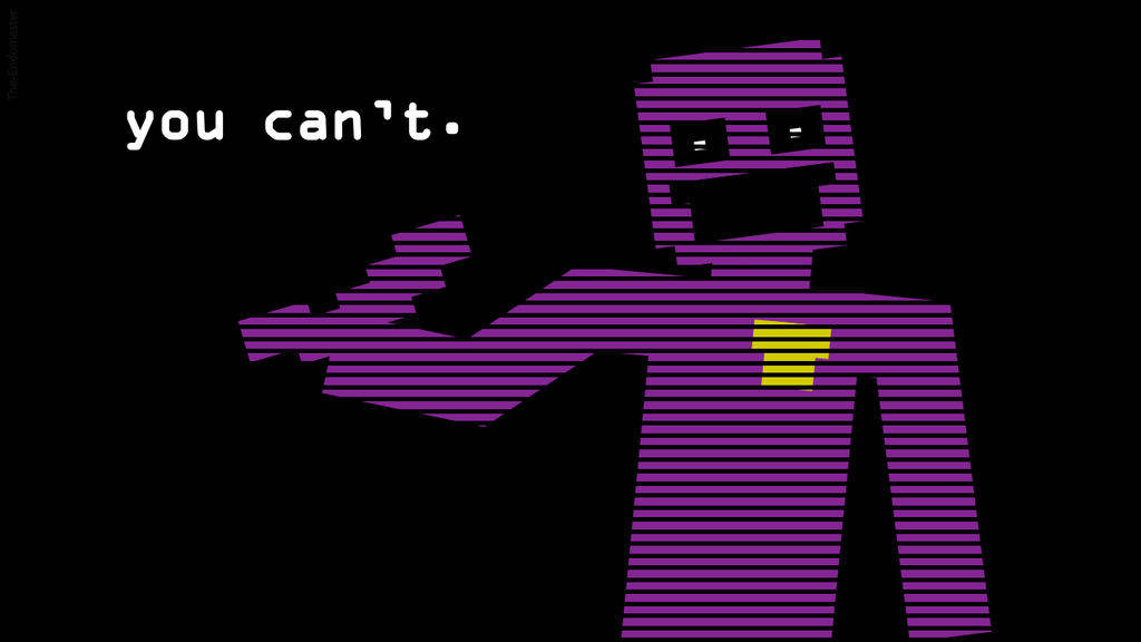 Purple Guy Horizontal Lines Wallpaper