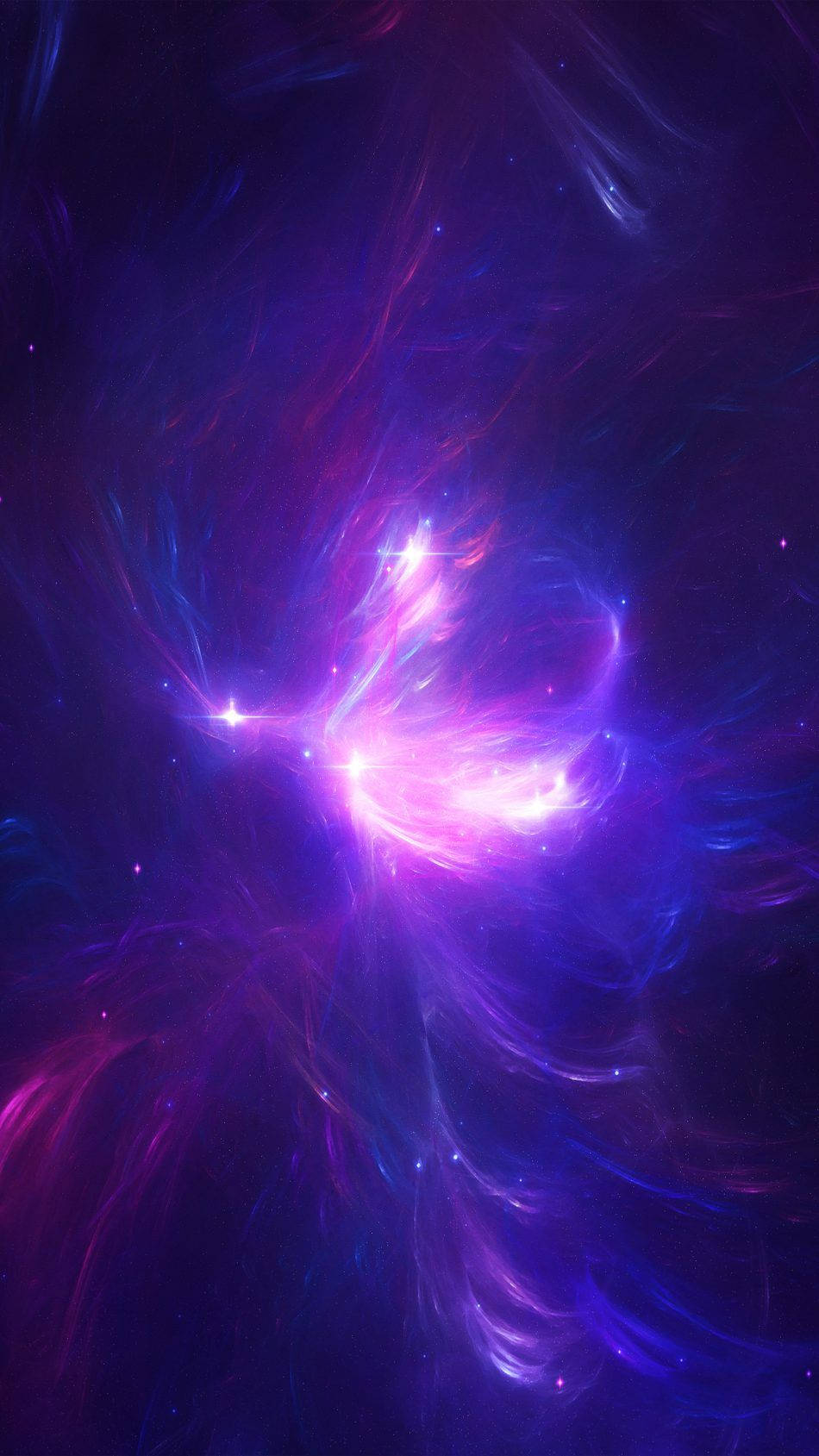 Purple Nebula Amazing Phone Wallpaper