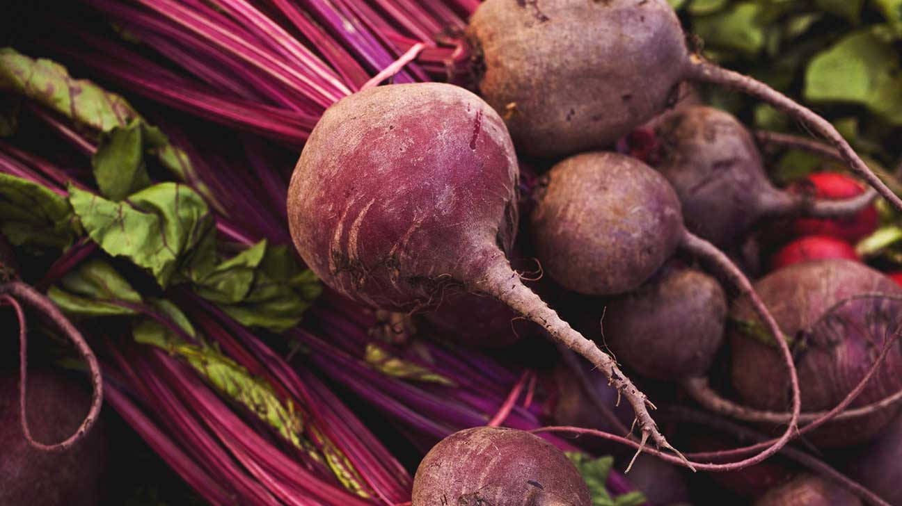 Purple Superfood Beetroots Wallpaper