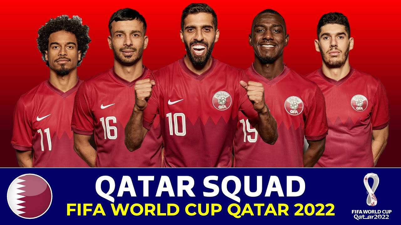 Qatar National Football Team Fifa Squad Wallpaper