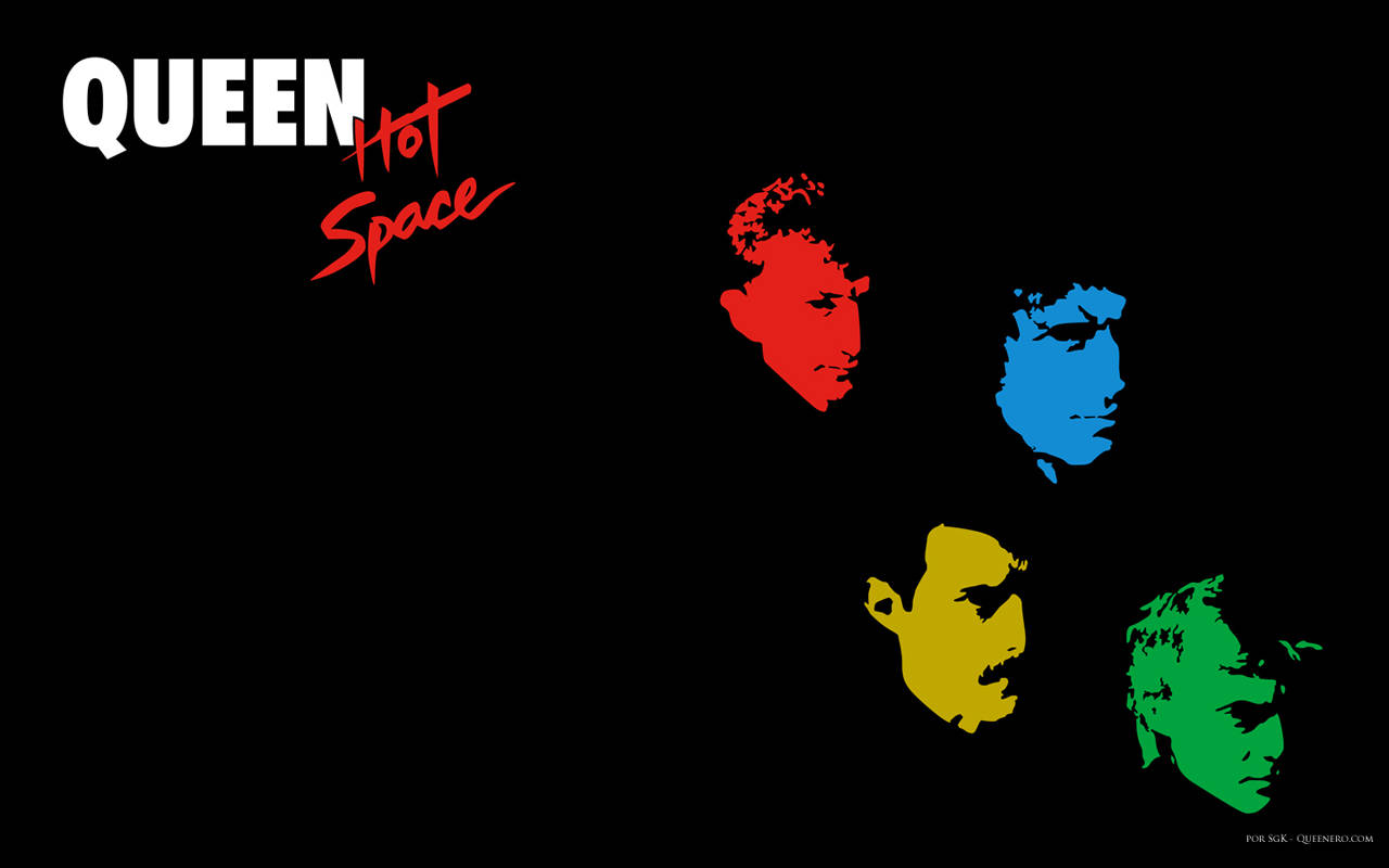 Queen Hot Space Album Cover Wallpaper