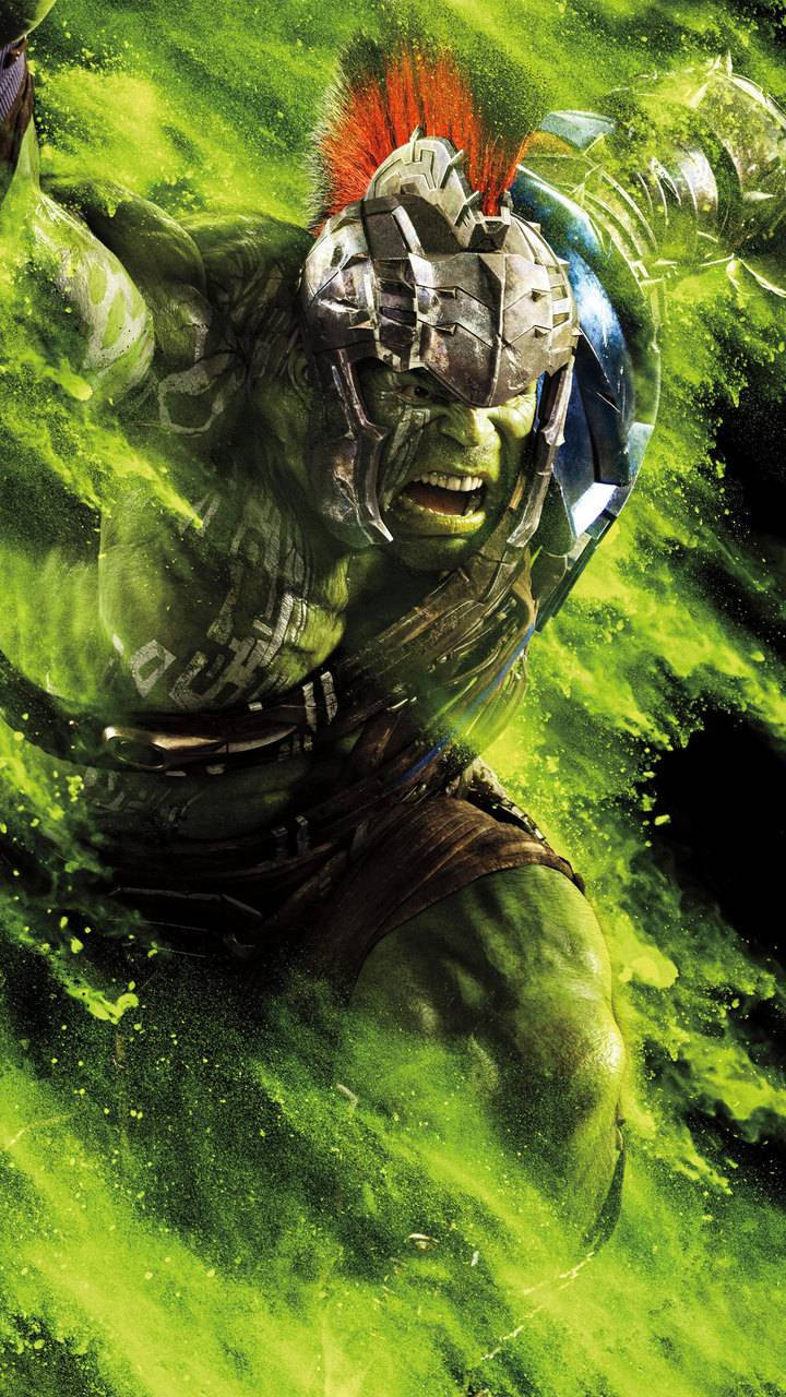 Ragnarok Hulk In Gladiator Suit Wallpaper