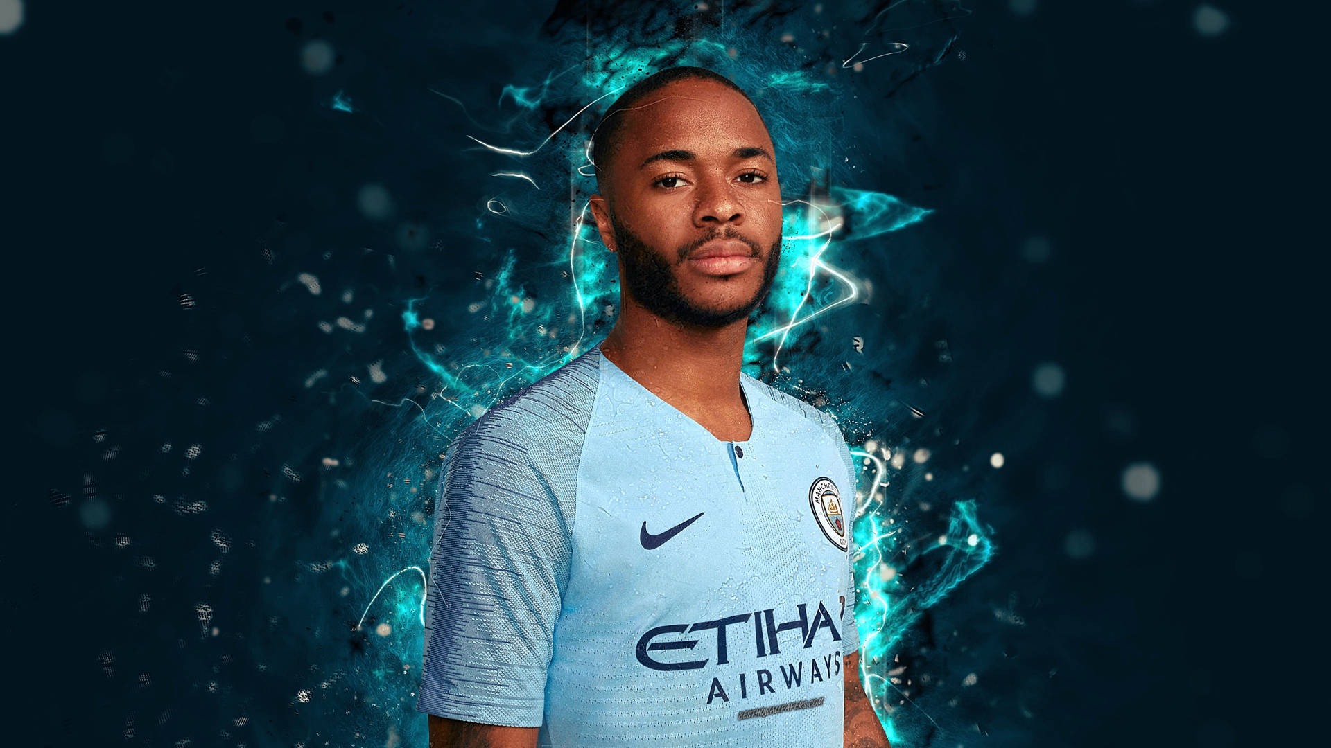 Raheem Sterling Leads Manchester City To Victory Wallpaper