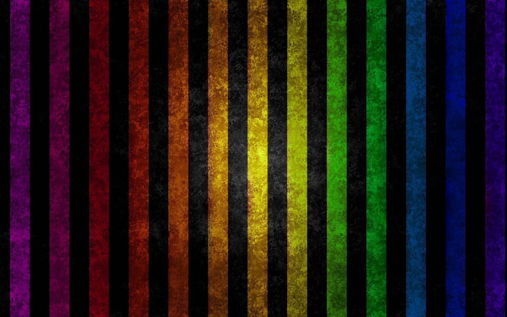 Rainbow Vertical Lines Wallpaper