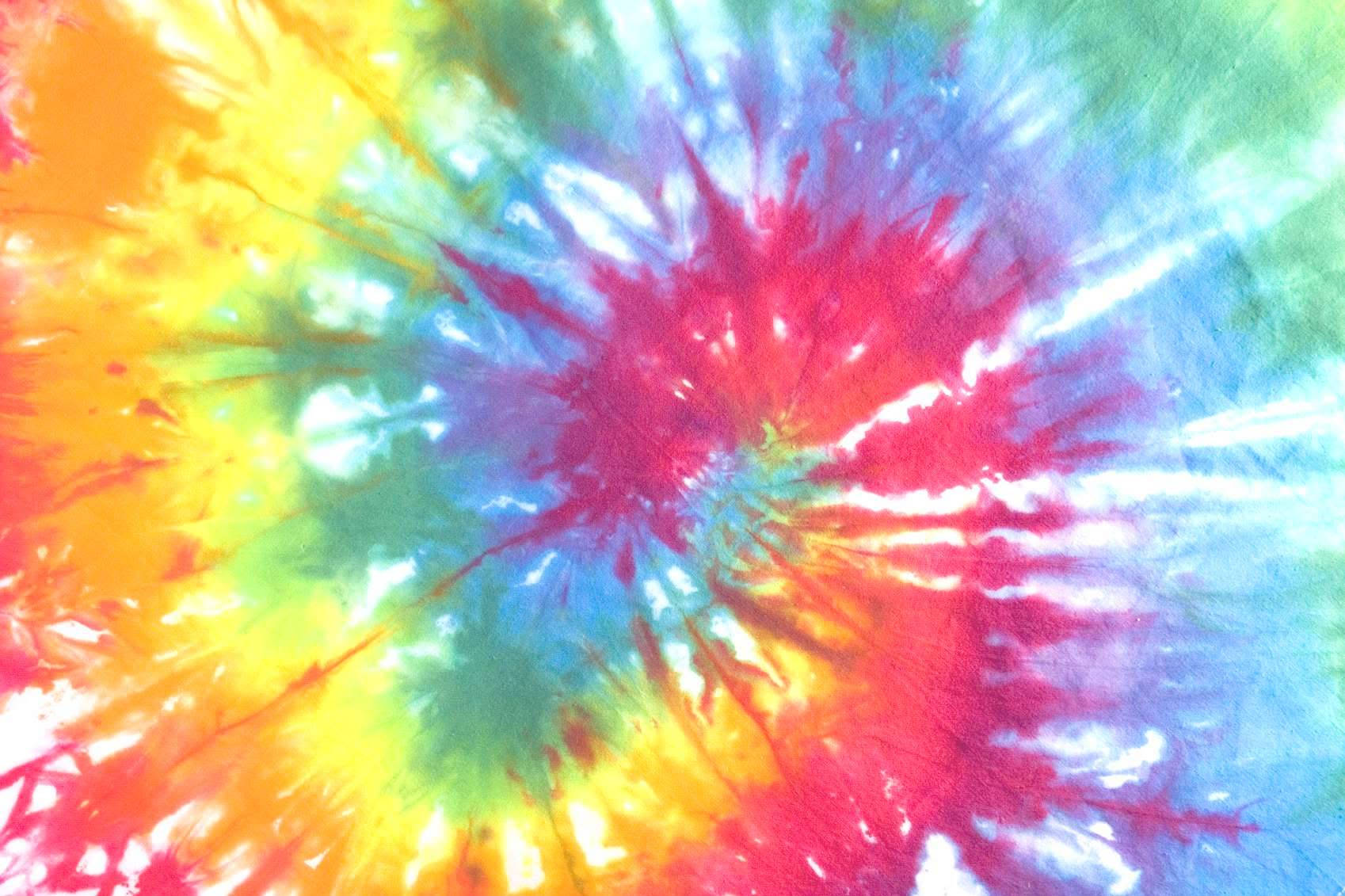 Rainbow Vibrant Bright Tie Dye Wallpaper