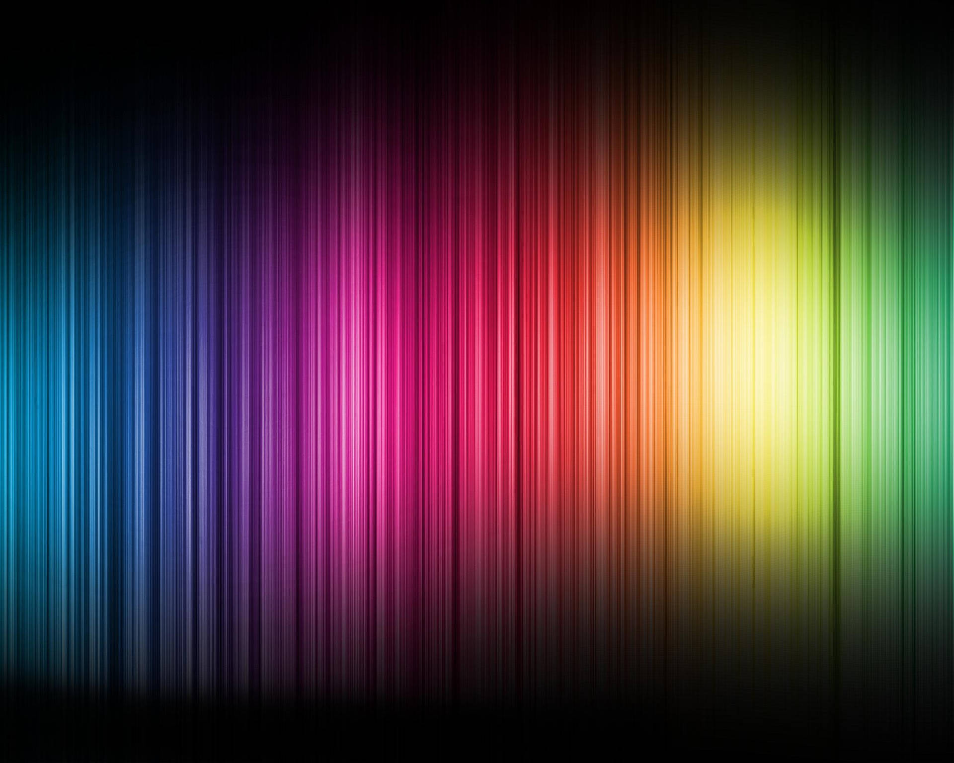 Rainbow Vignette Color Wallpaper