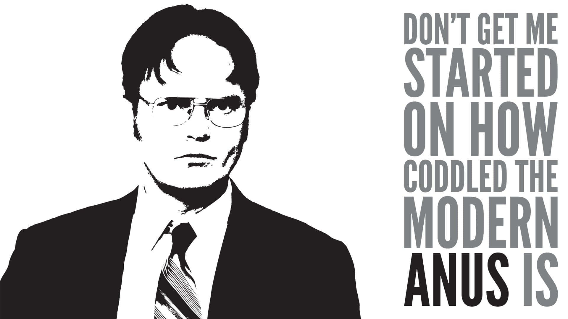 Rainn Wilson Looking Dapper Wallpaper