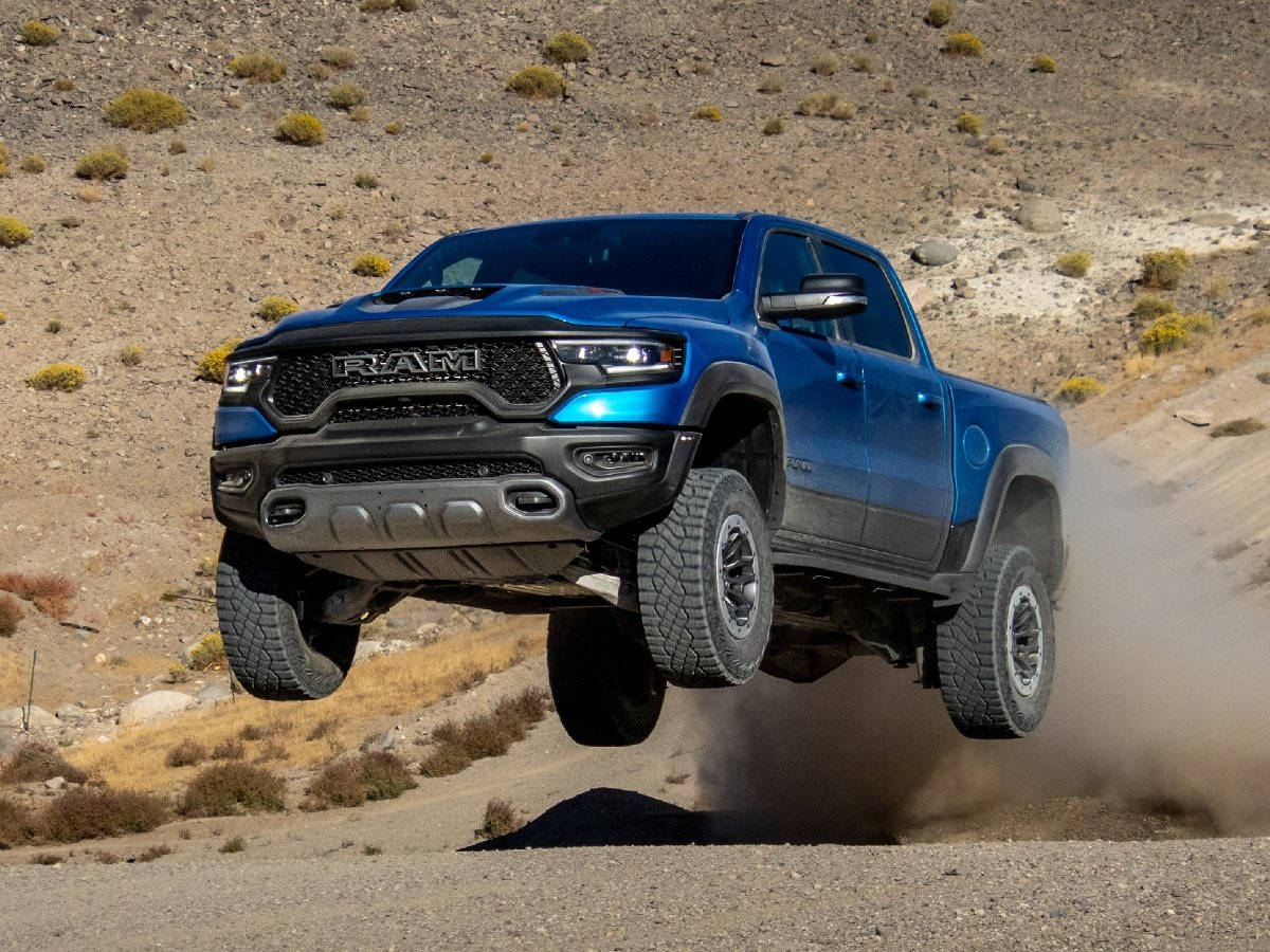 Ram Truck In The Air Wallpaper