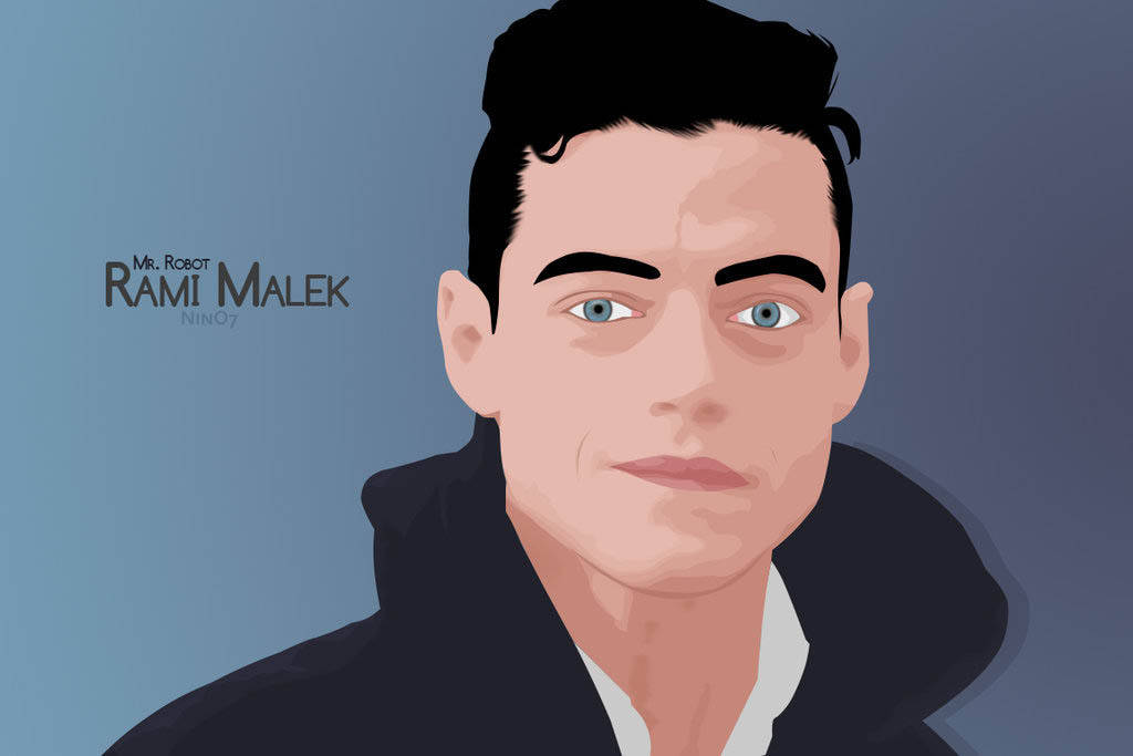 Rami Malek Digital Art Wallpaper