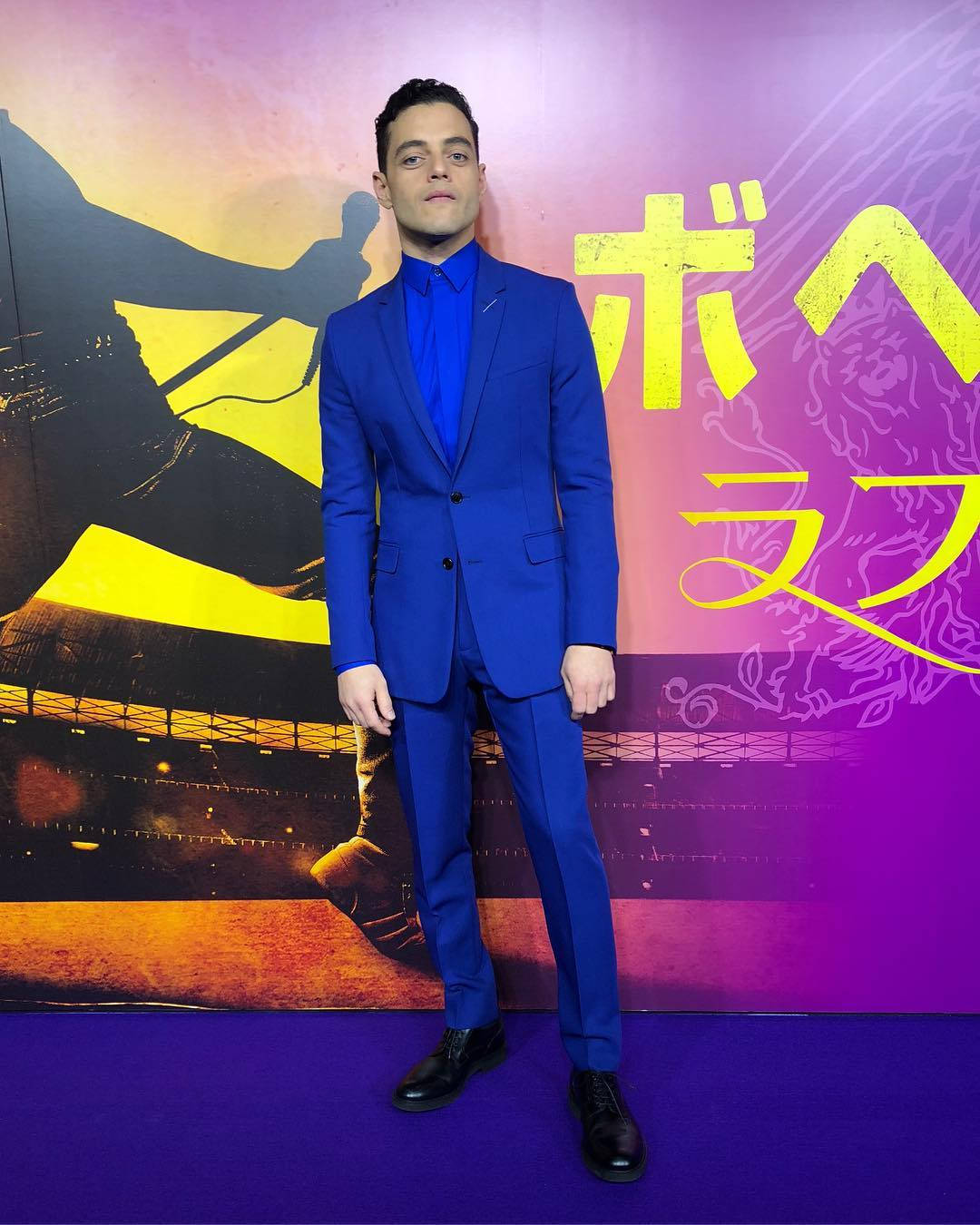 Rami Malek In Japanese Premiere Wallpaper