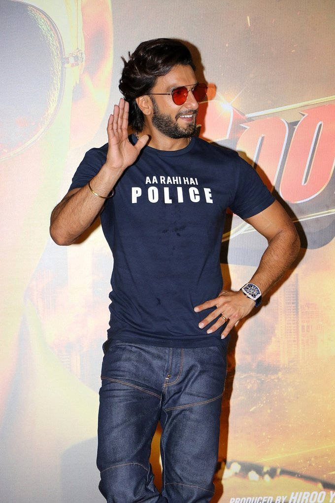 Ranveer Singh Sooryavanshi Press Conference Wallpaper