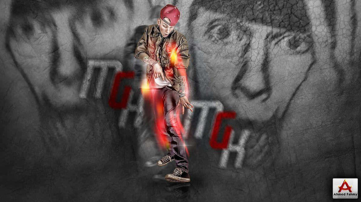 Rapper And Musician Machine Gun Kelly Wallpaper