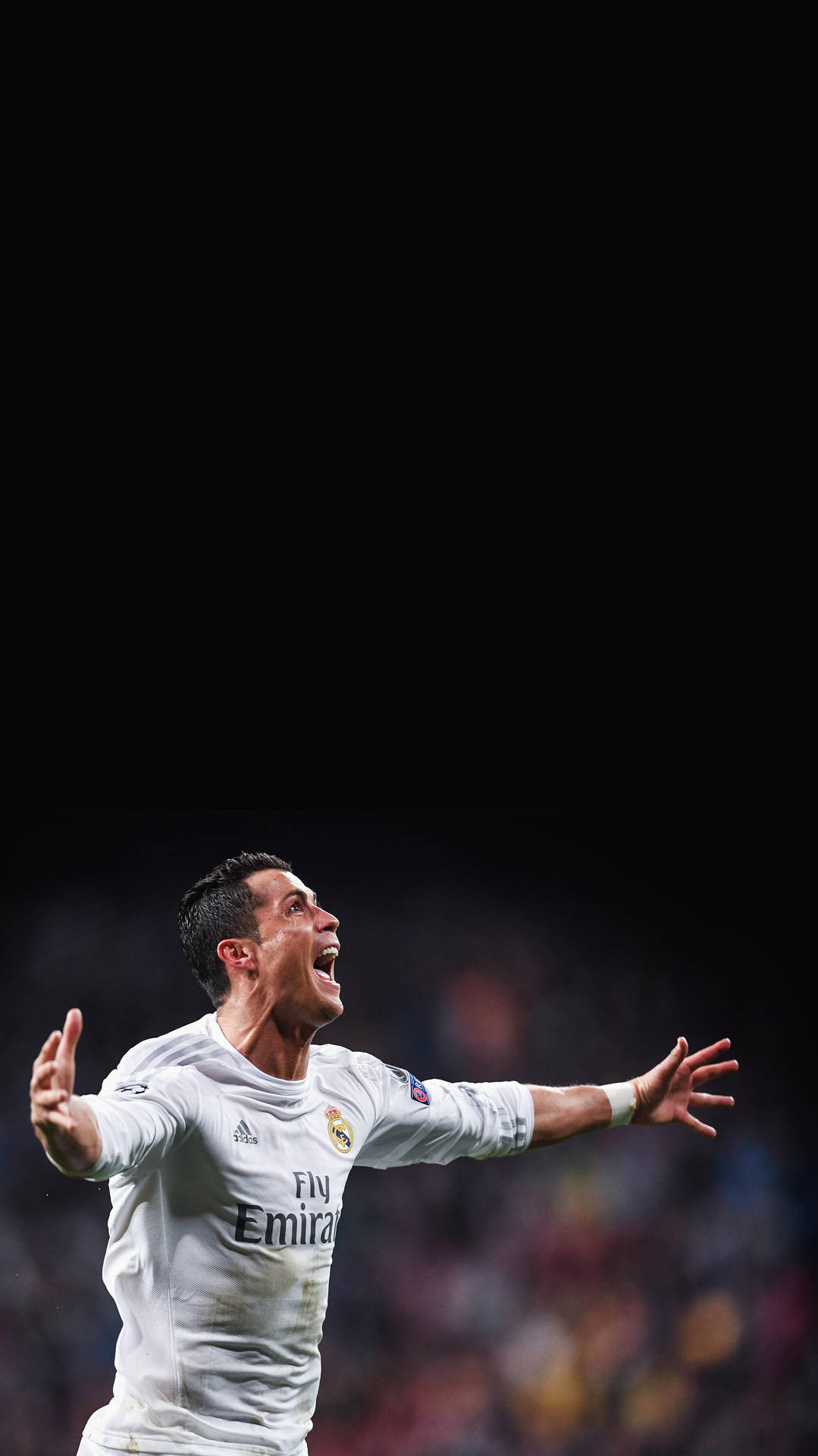 Real Madrid Cristiano Ronaldo Celebrating Wallpaper