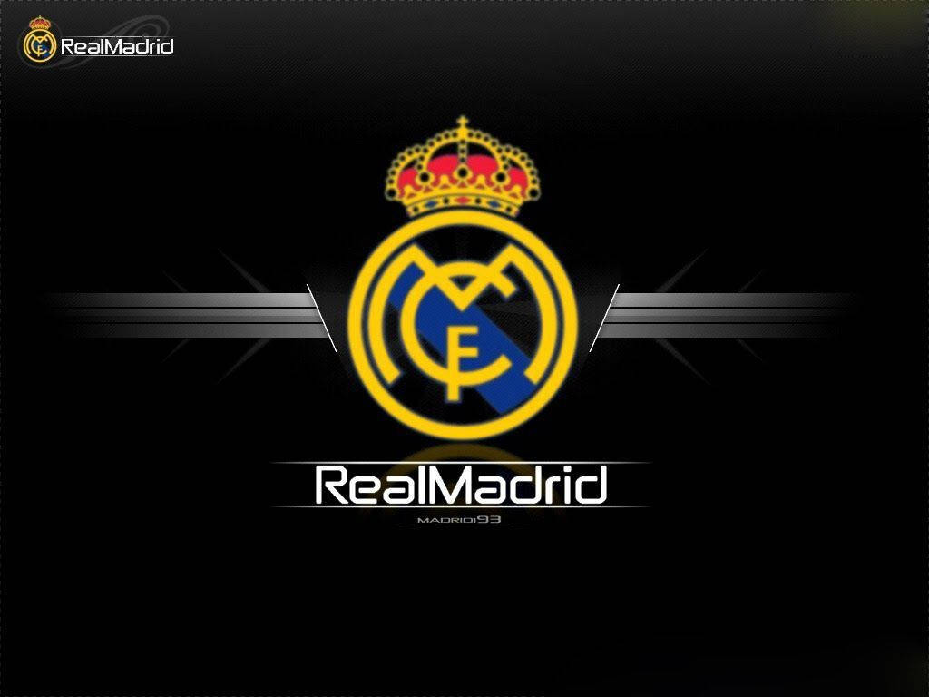 Real Madrid Modern Logo Wallpaper