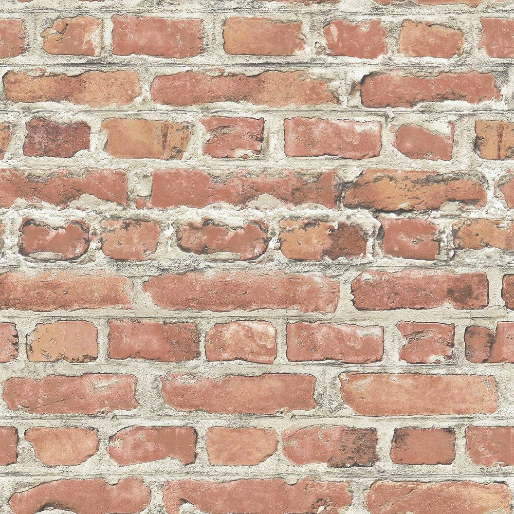 Realistic Red Brick Wallpaper