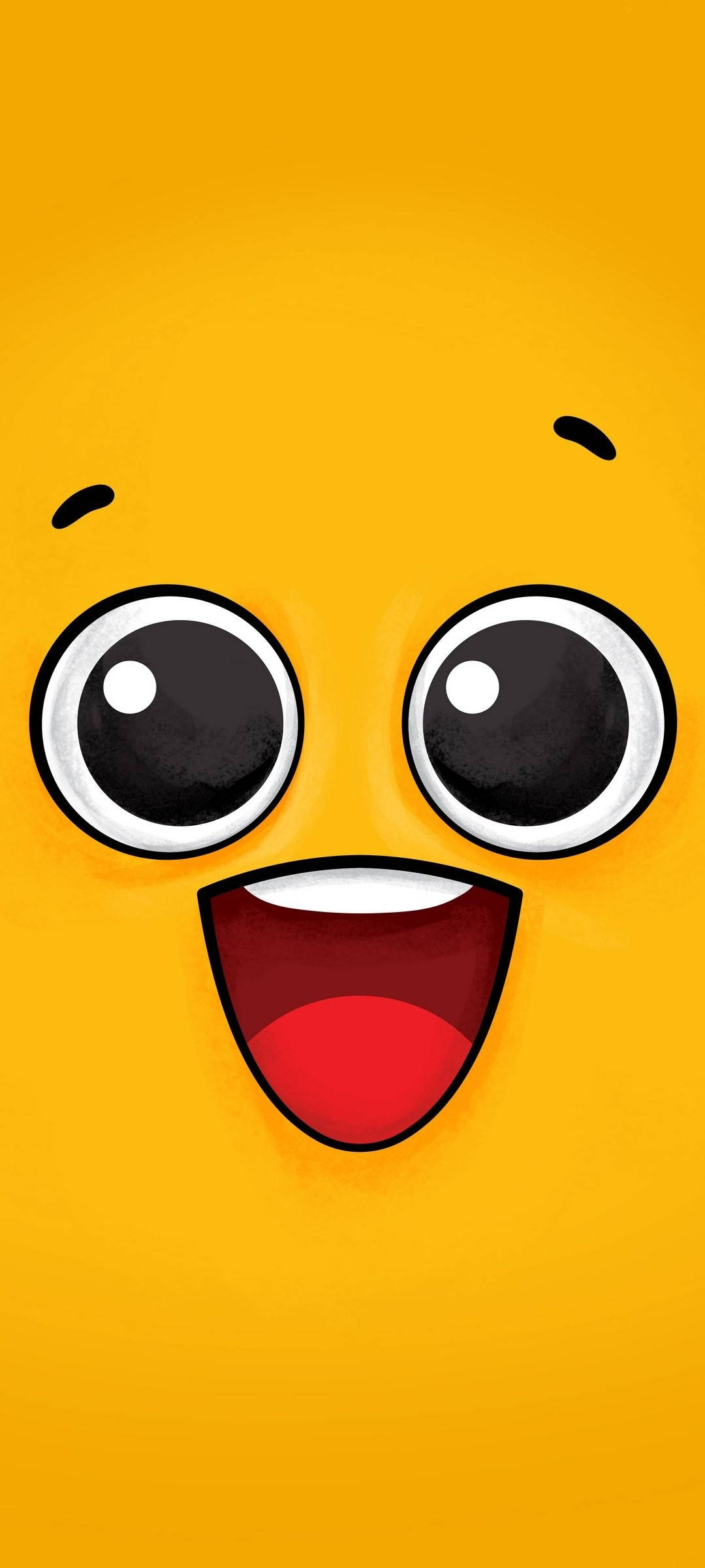 Realme 7 Yellow Smiley Wallpaper