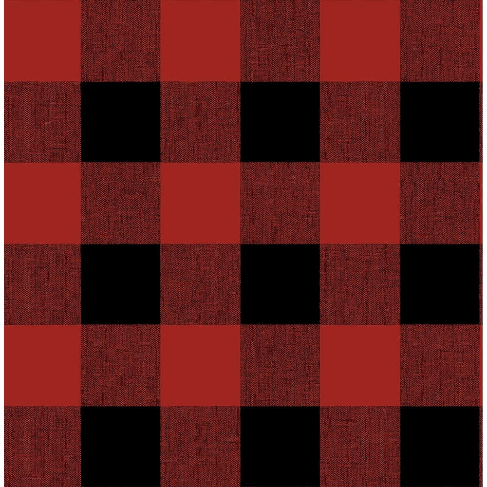 Red And Black Plaid Wallpaper