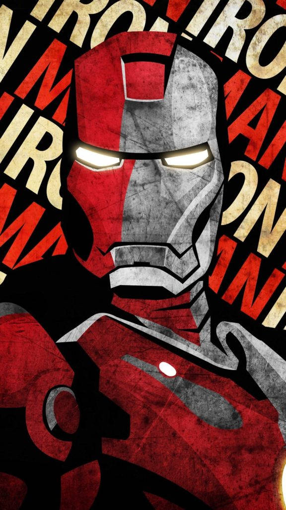 Red And Grey Iron Man Ios 7 Wallpaper