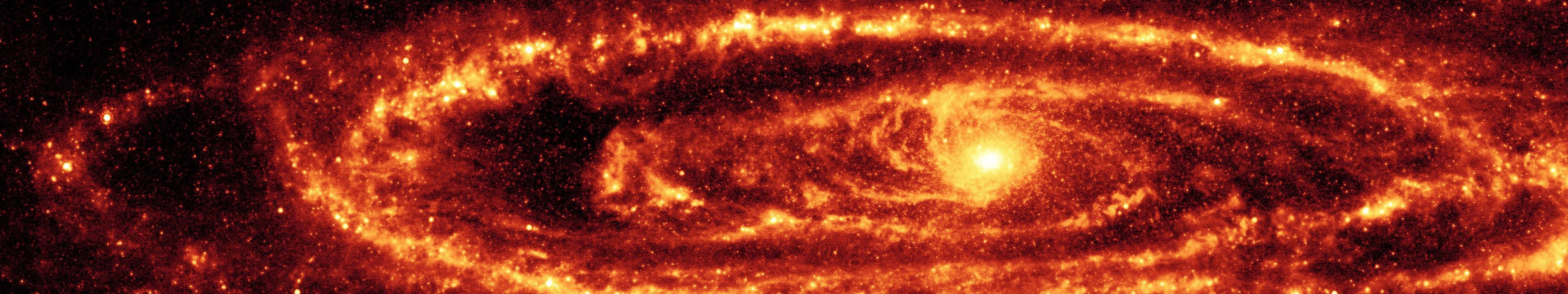 Red Andromeda Galaxy Wallpaper