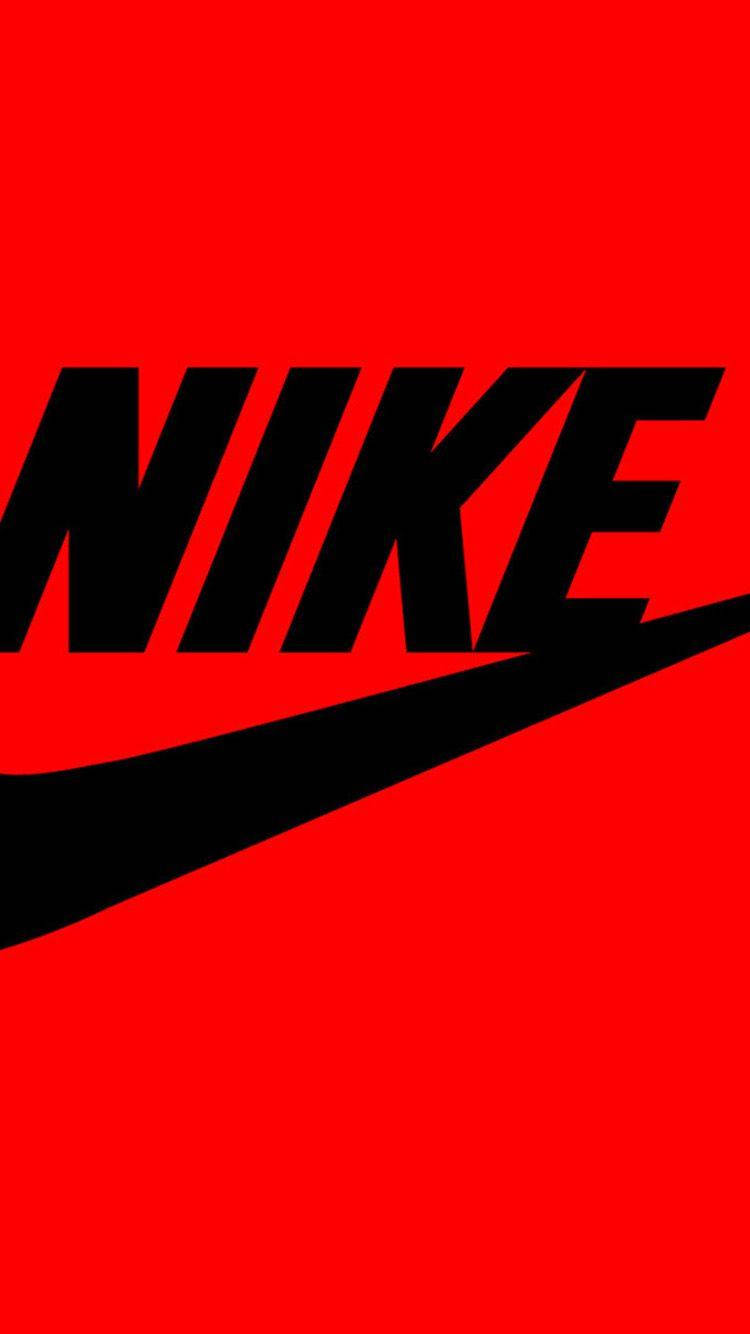 Red Background Nike Iphone Background Wallpaper