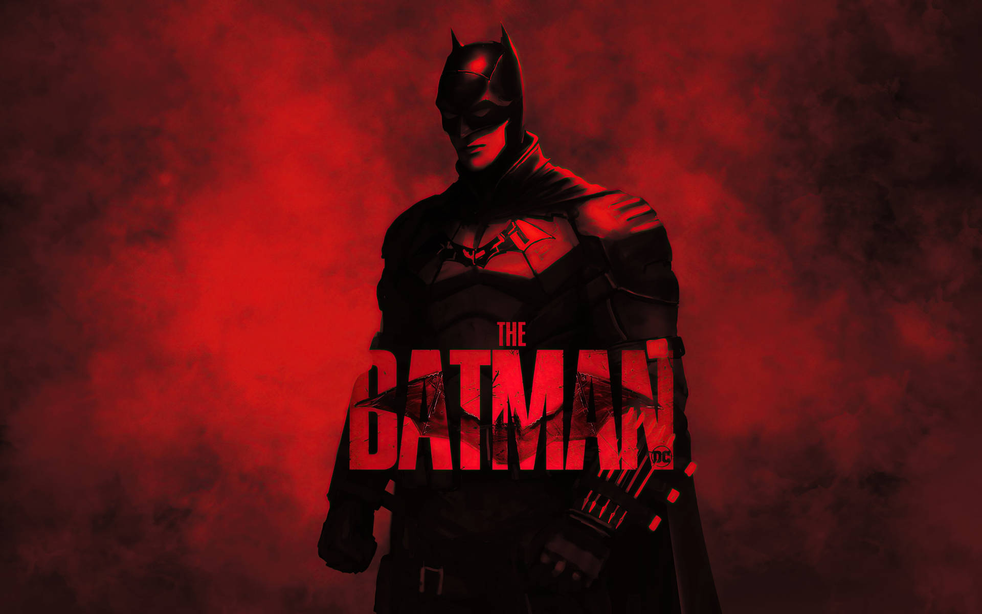 Red Batman Pop Phone Art Wallpaper