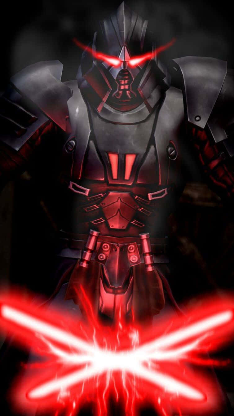 Red Eyed Armor Warrior Wallpaper