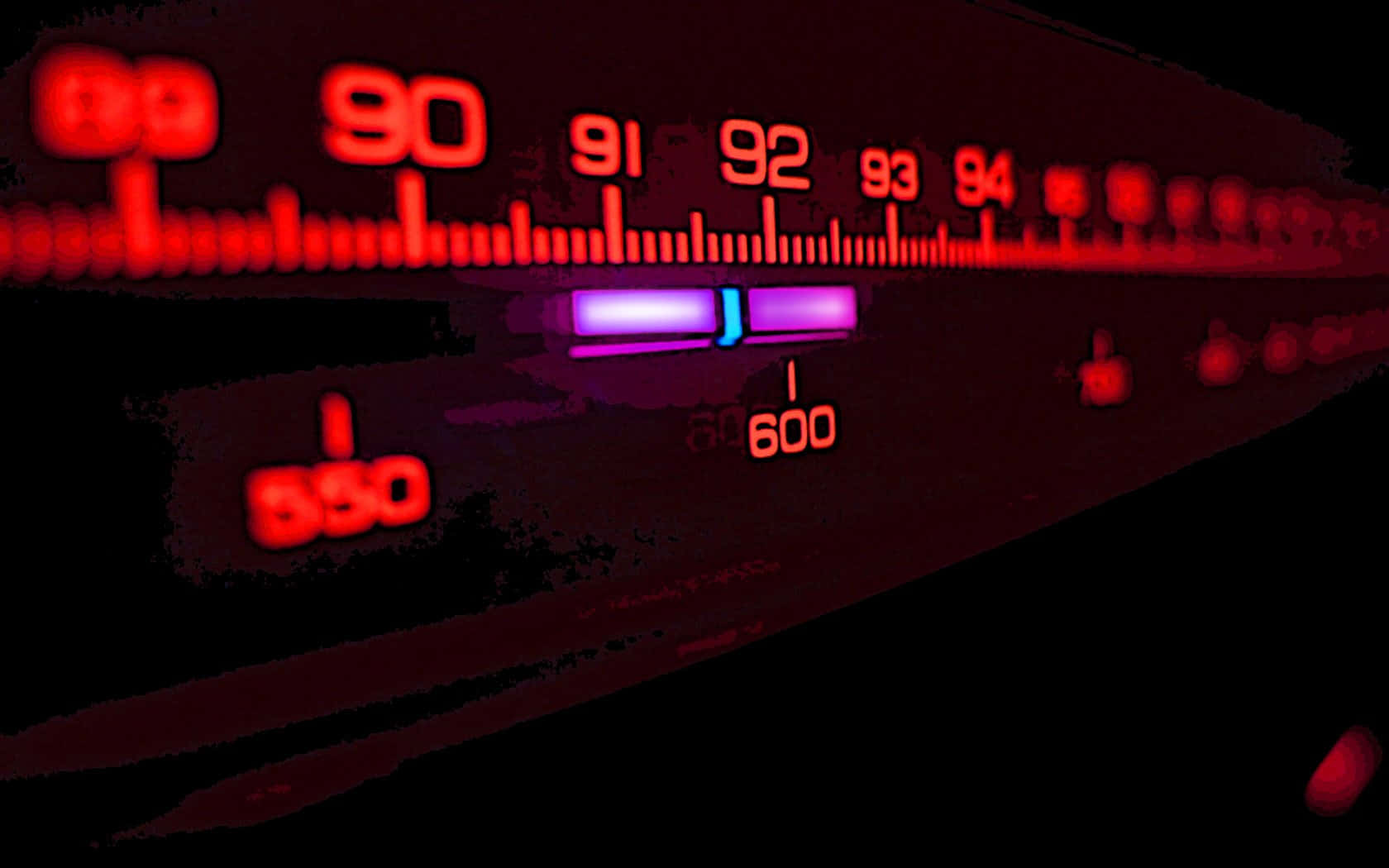 Red Fm Music Radio Equalizer Wallpaper