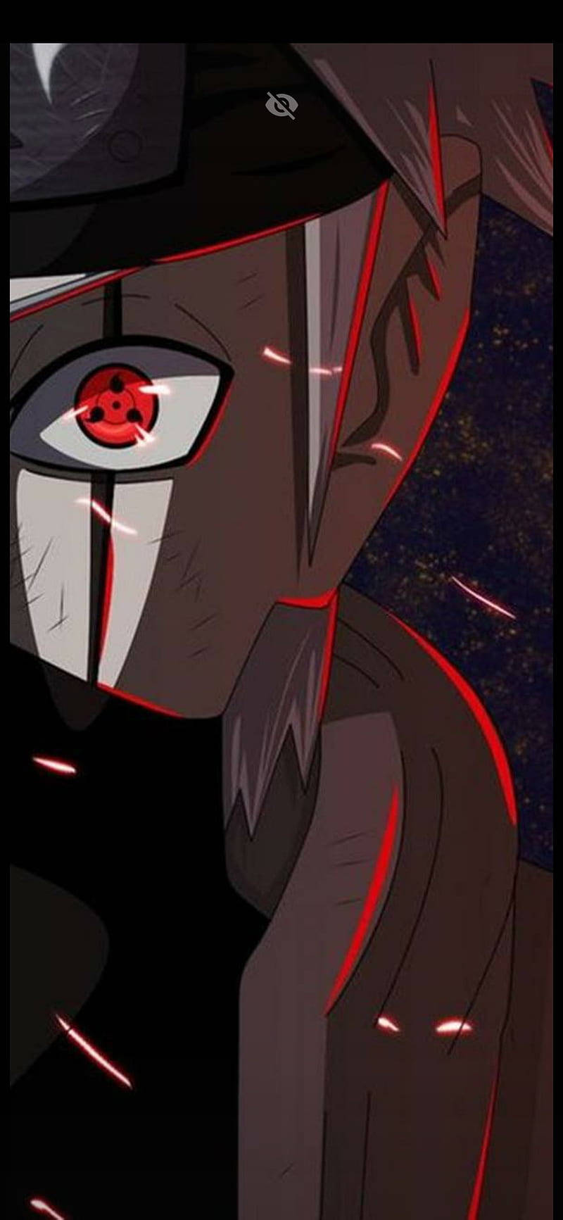 Red Kakashi Iphone Hatake Naruto Shippuden Wallpaper