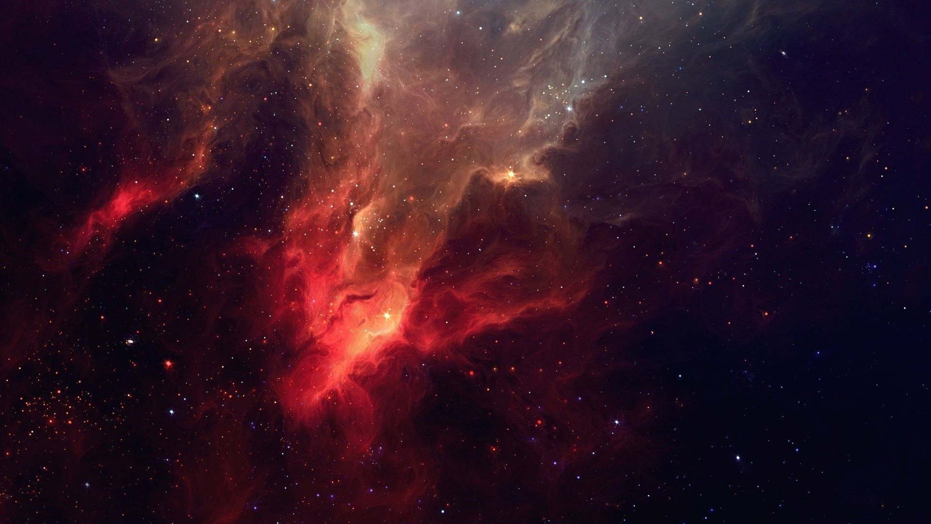 Galaxy Red Nebula Wallpaper 4K Lightfastness Red Nebula