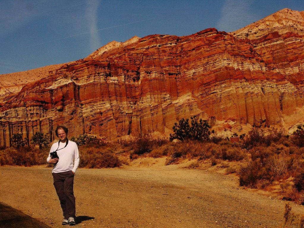 Red Rock Formation And Tourist Wallpaper