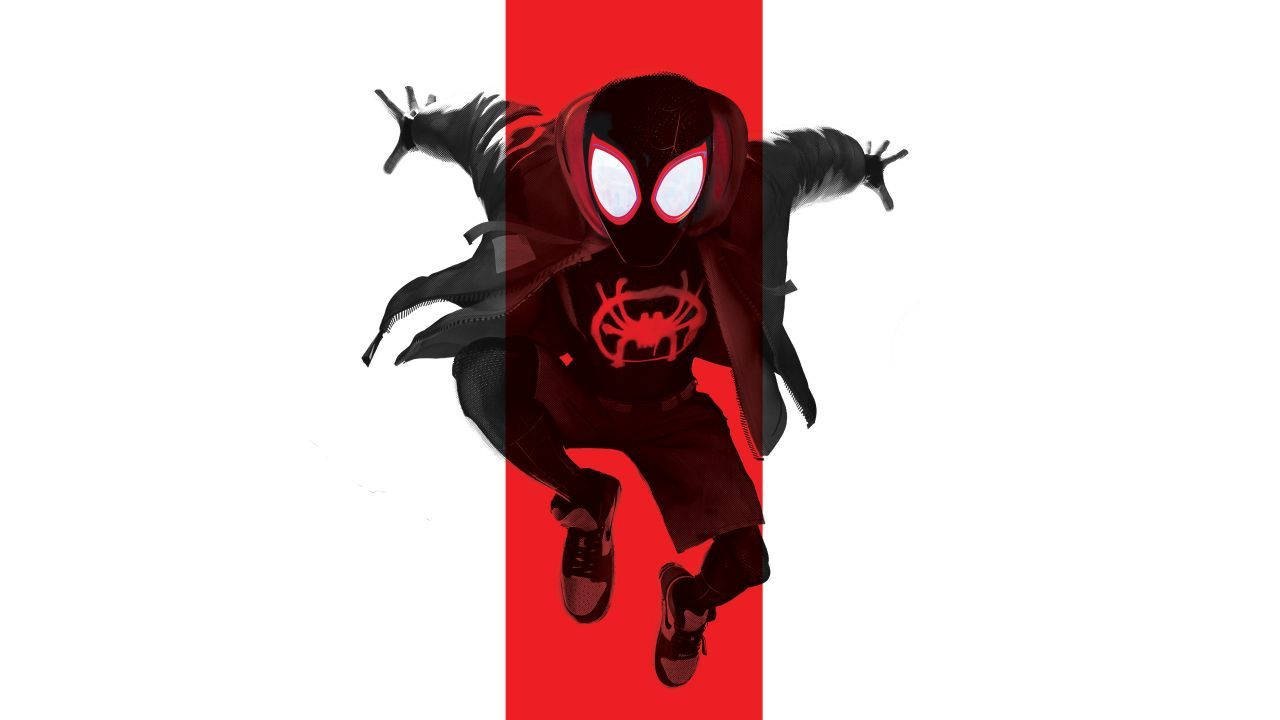 Red Shadow Miles Morales Wallpaper