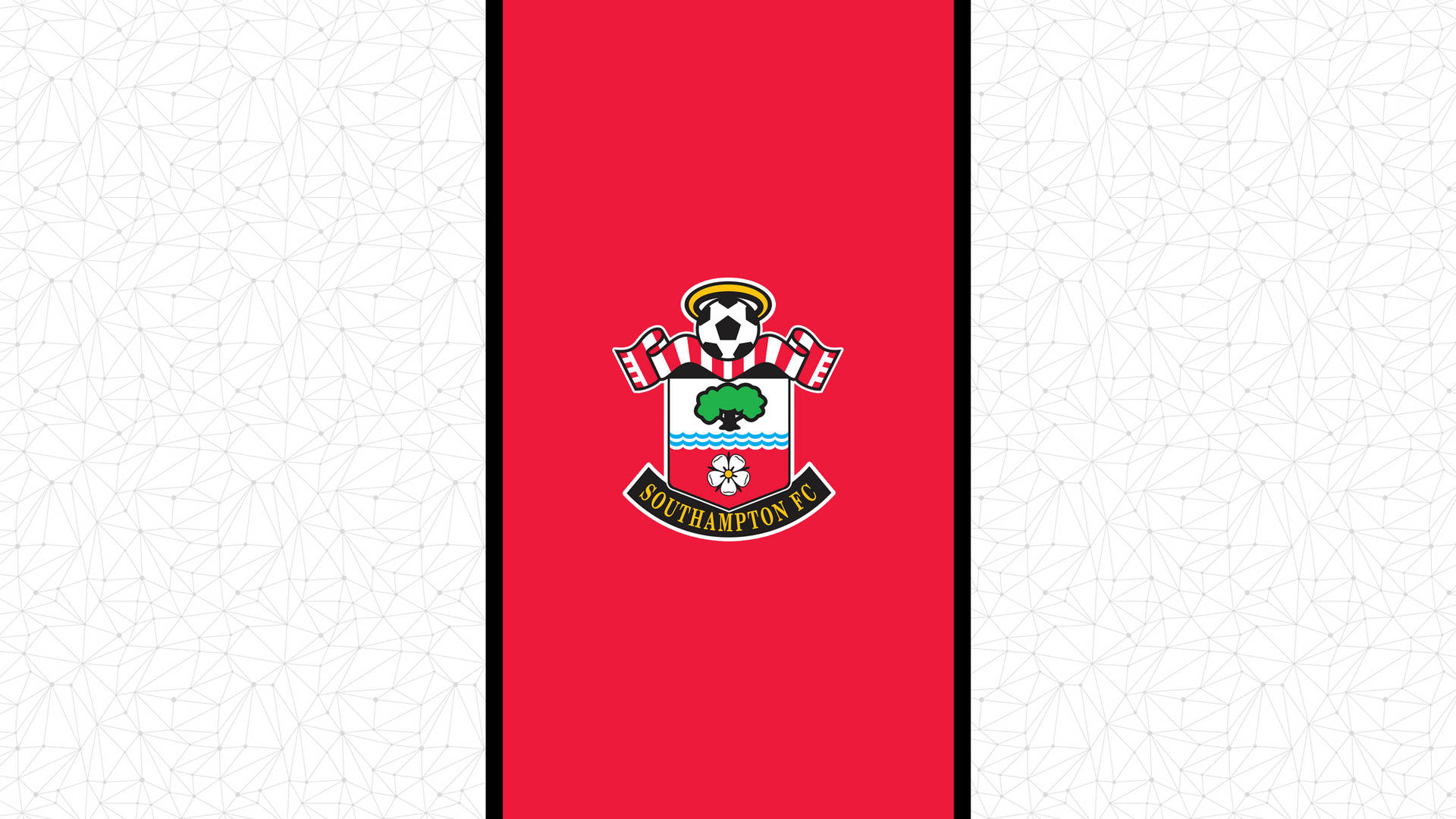 Red Southampton Fc Logo Wallpaper