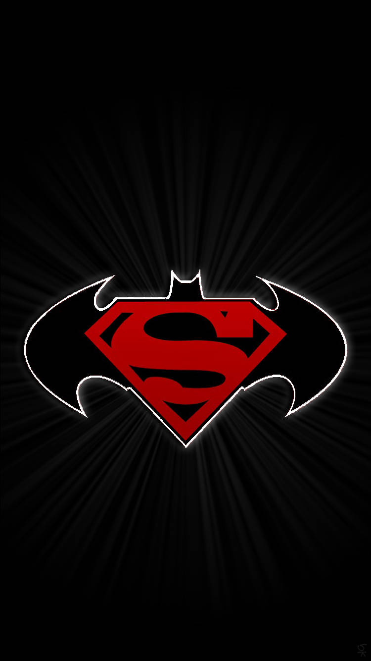 Red Superman Symbol Iphone Batman Wallpaper