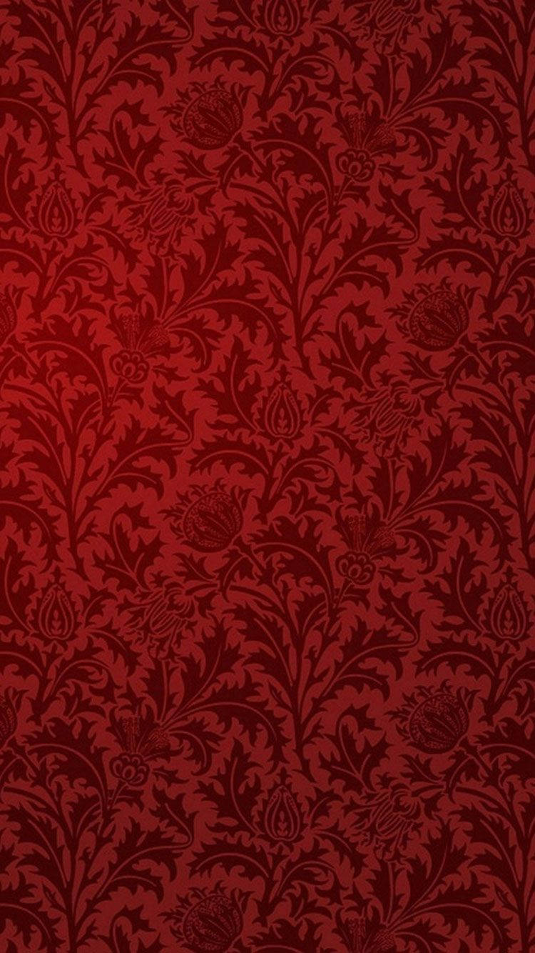 Red Textured Vintage Wall Wallpaper